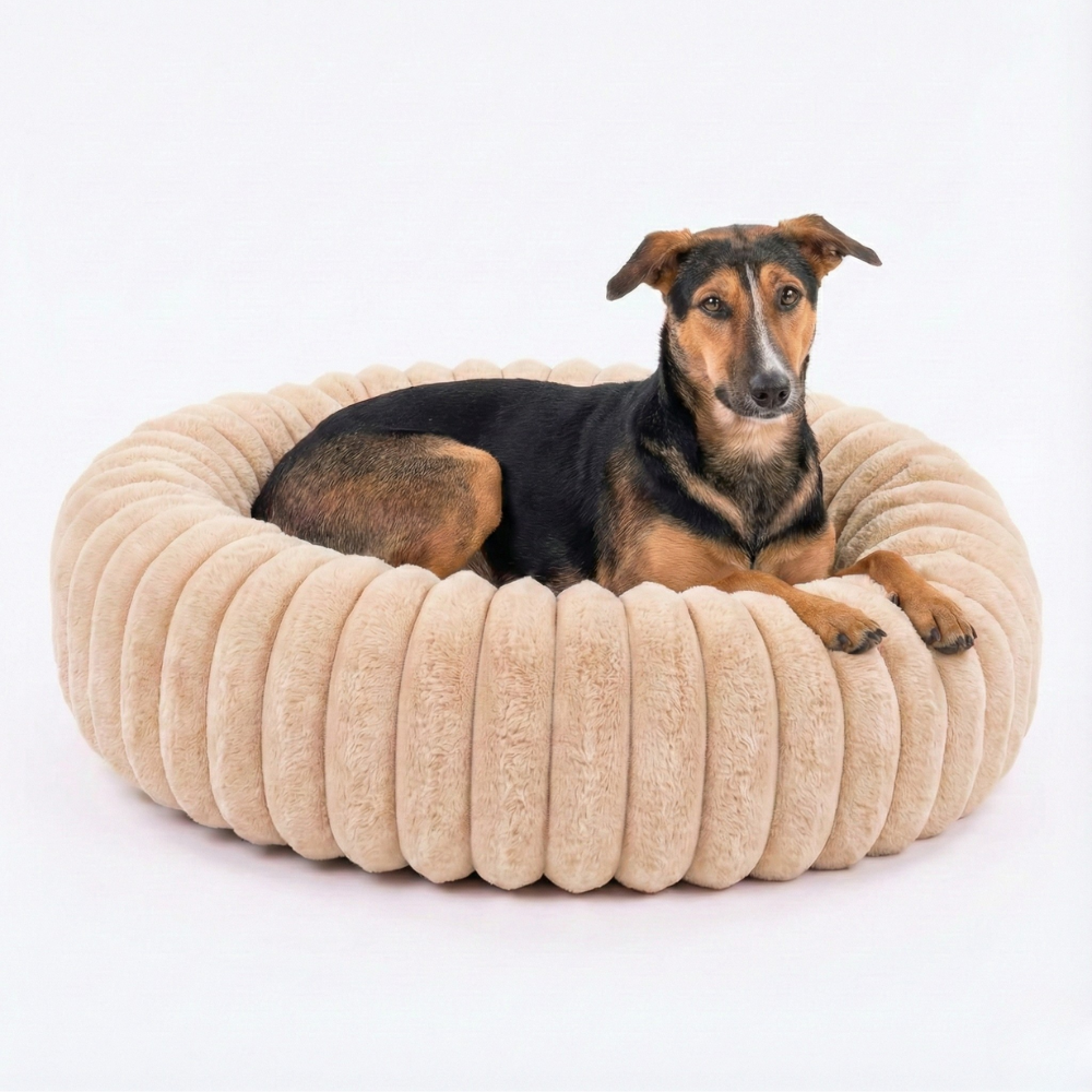 Light Brown Cloud Dog Bed
